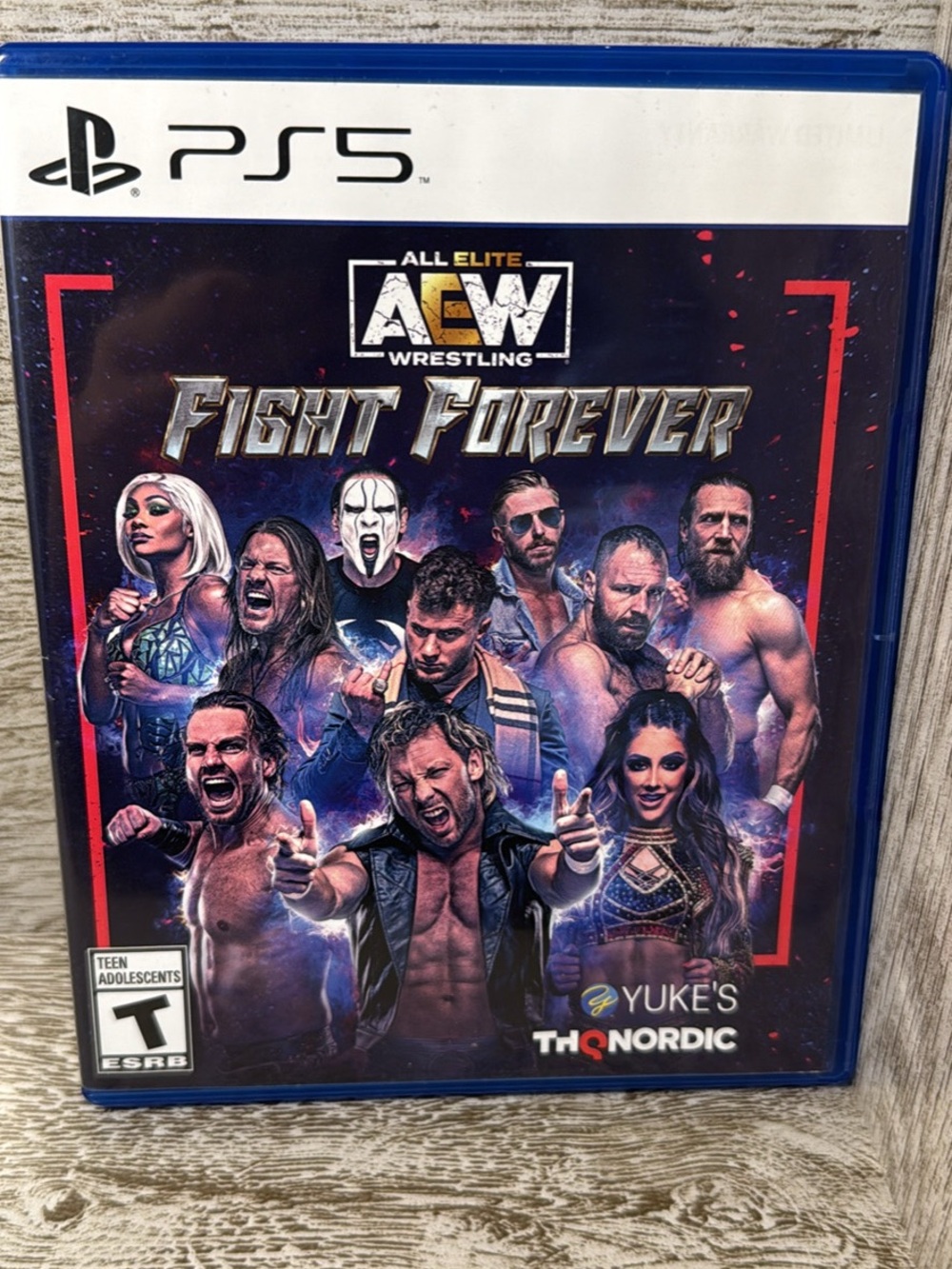 AEW: Fight Forever - Blue Cover